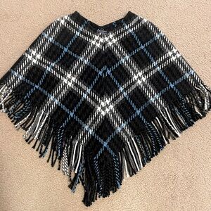 ACCEPTING OFFERS:  Burberry Cashmere/Wool Poncho.